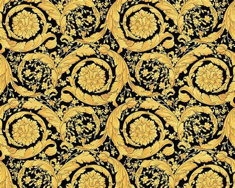 Versace Barocco Wallpaper, Luxuriant Baroque Flowers Design